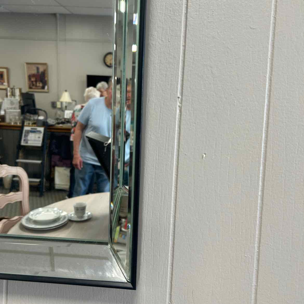 Long Mirror in Black Frame