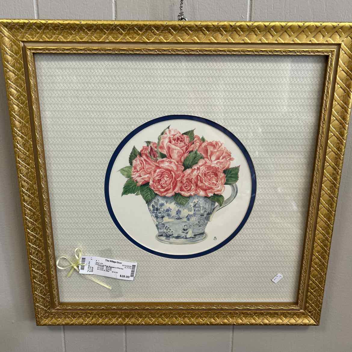 Picture of Pink Roses in Pitcher
