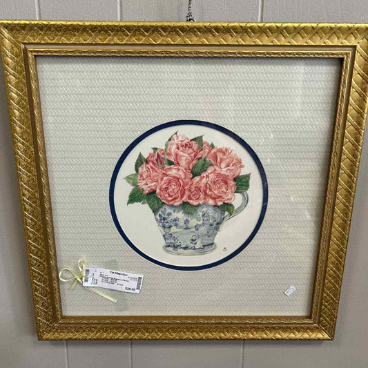 Picture of Pink Roses in Pitcher