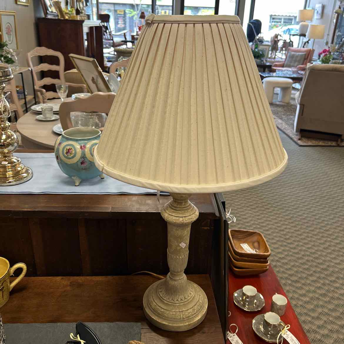 3 Way Gray Metal Lamp