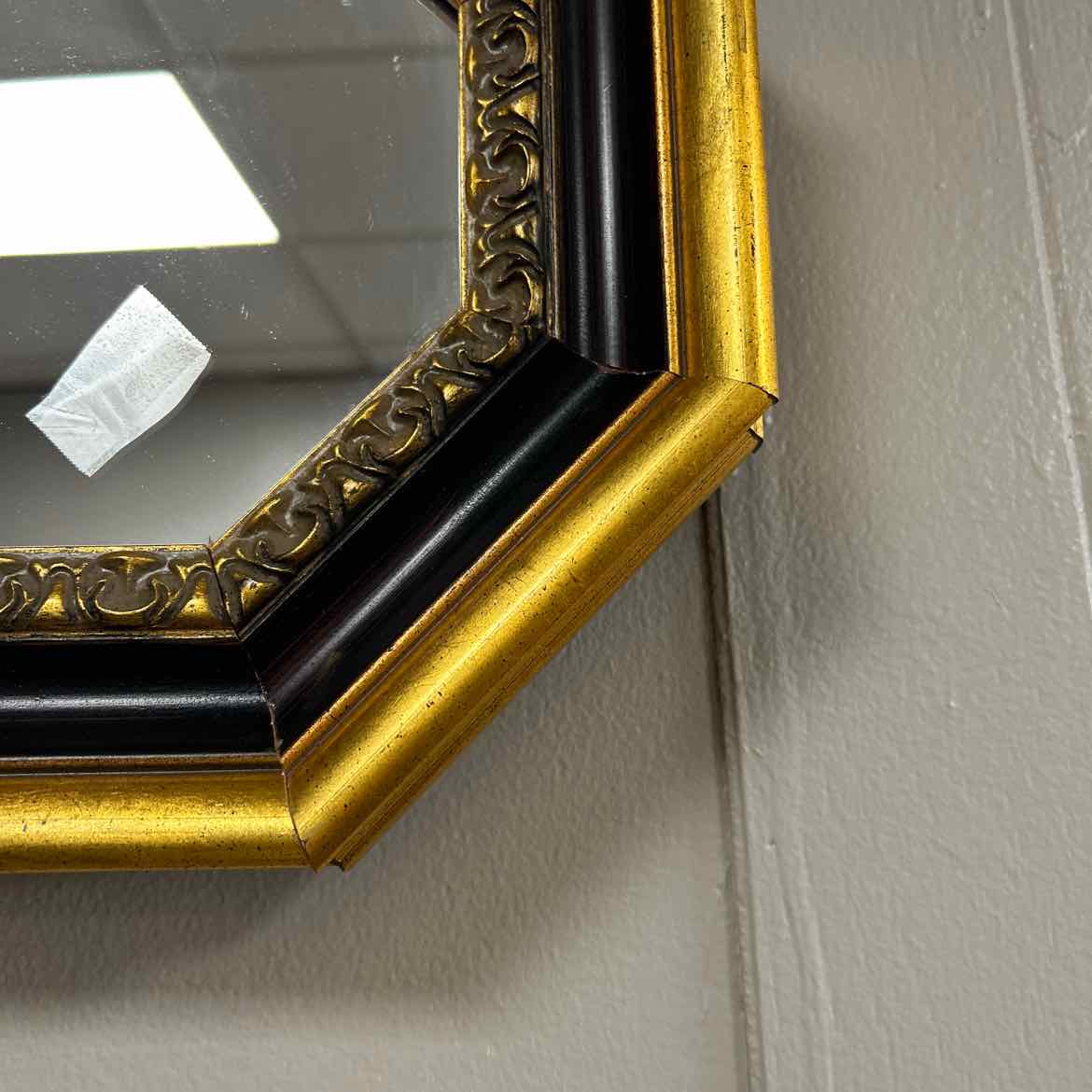 Gold & Black Mirror