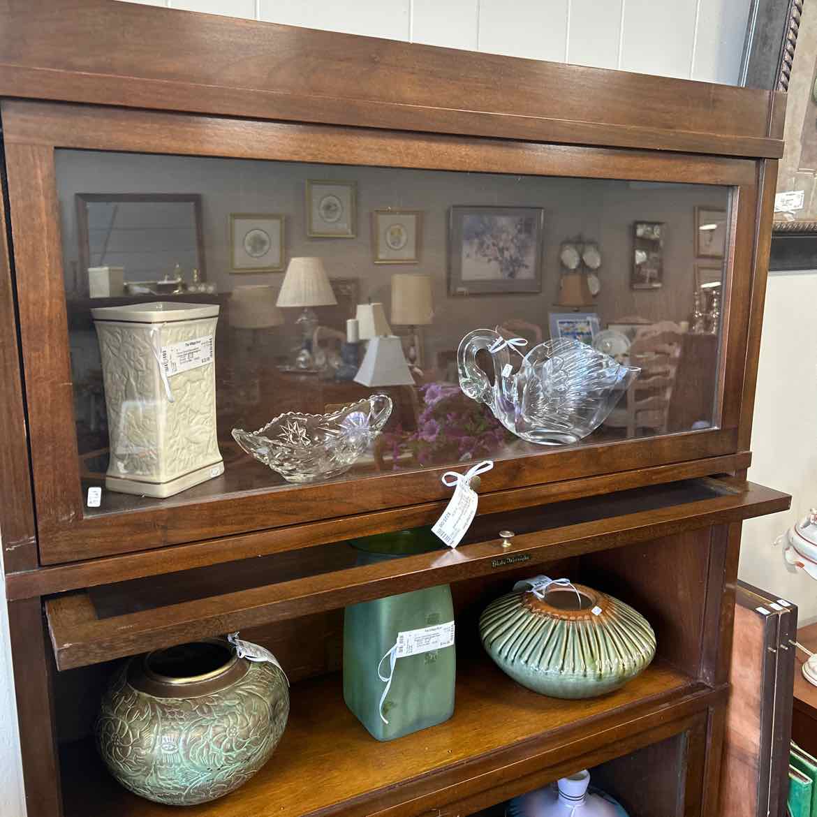 Wood & Glass Lawyers Bookcase