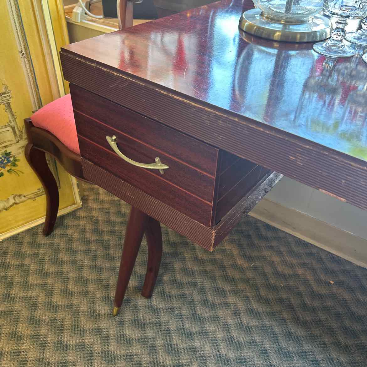 Mid Century Wood Desk
