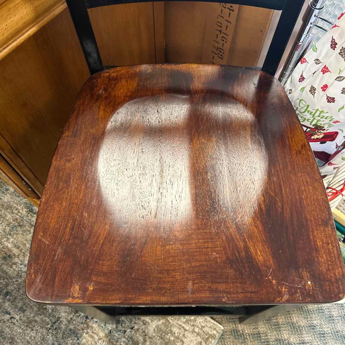 Wooden Counter Stool