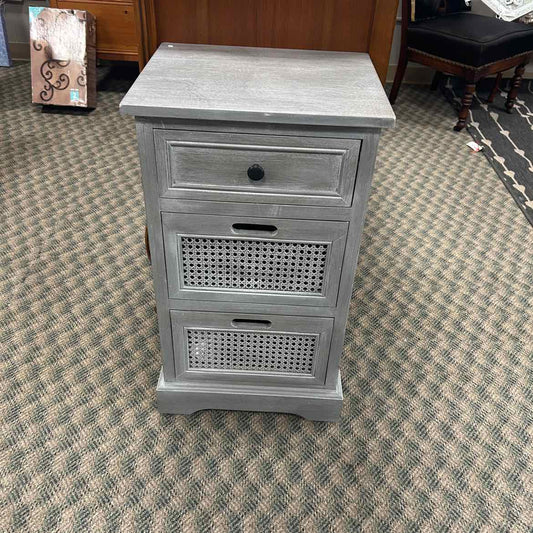Small Grey 3 Drawer Chest