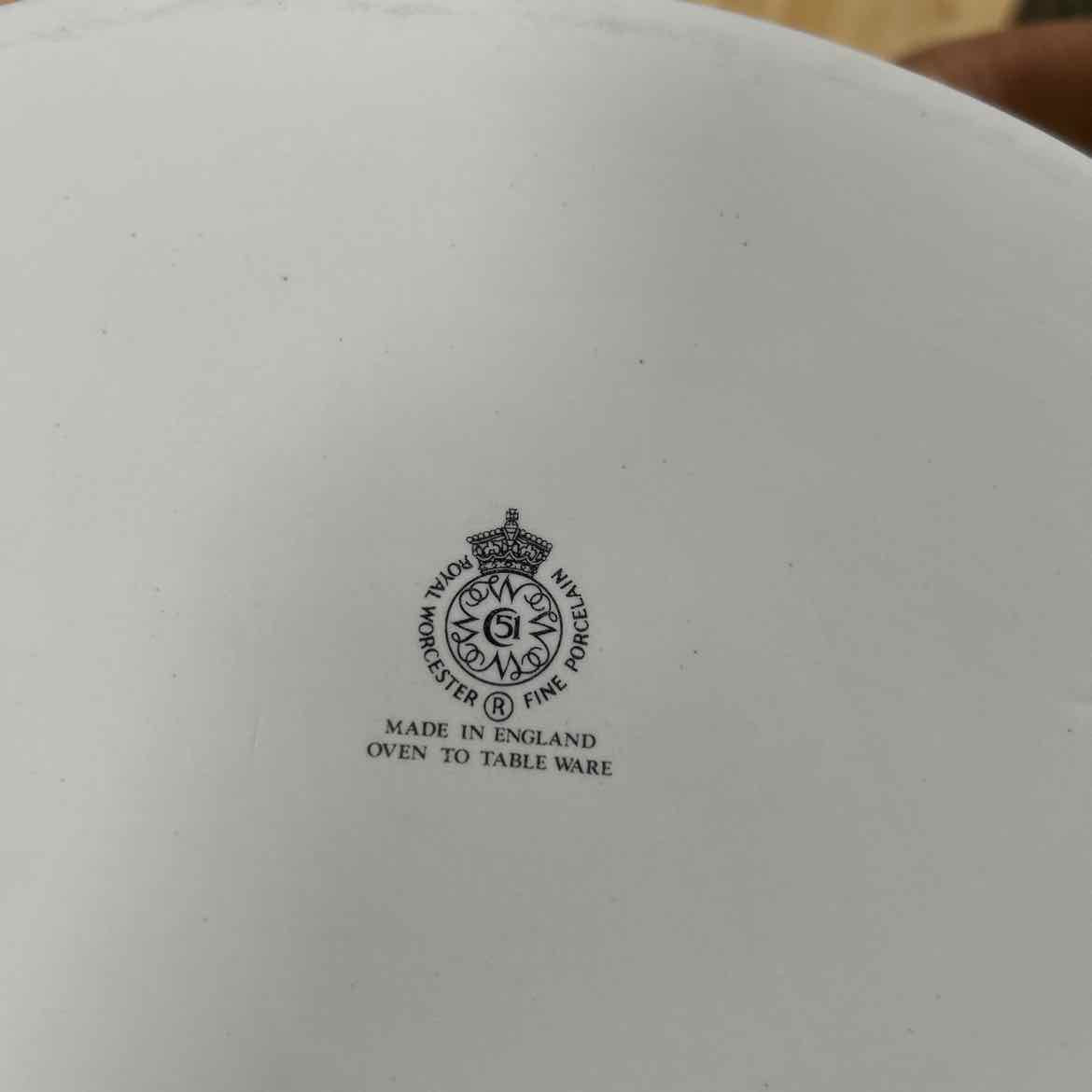 Royal Worcester Oval Casserole w/Lid