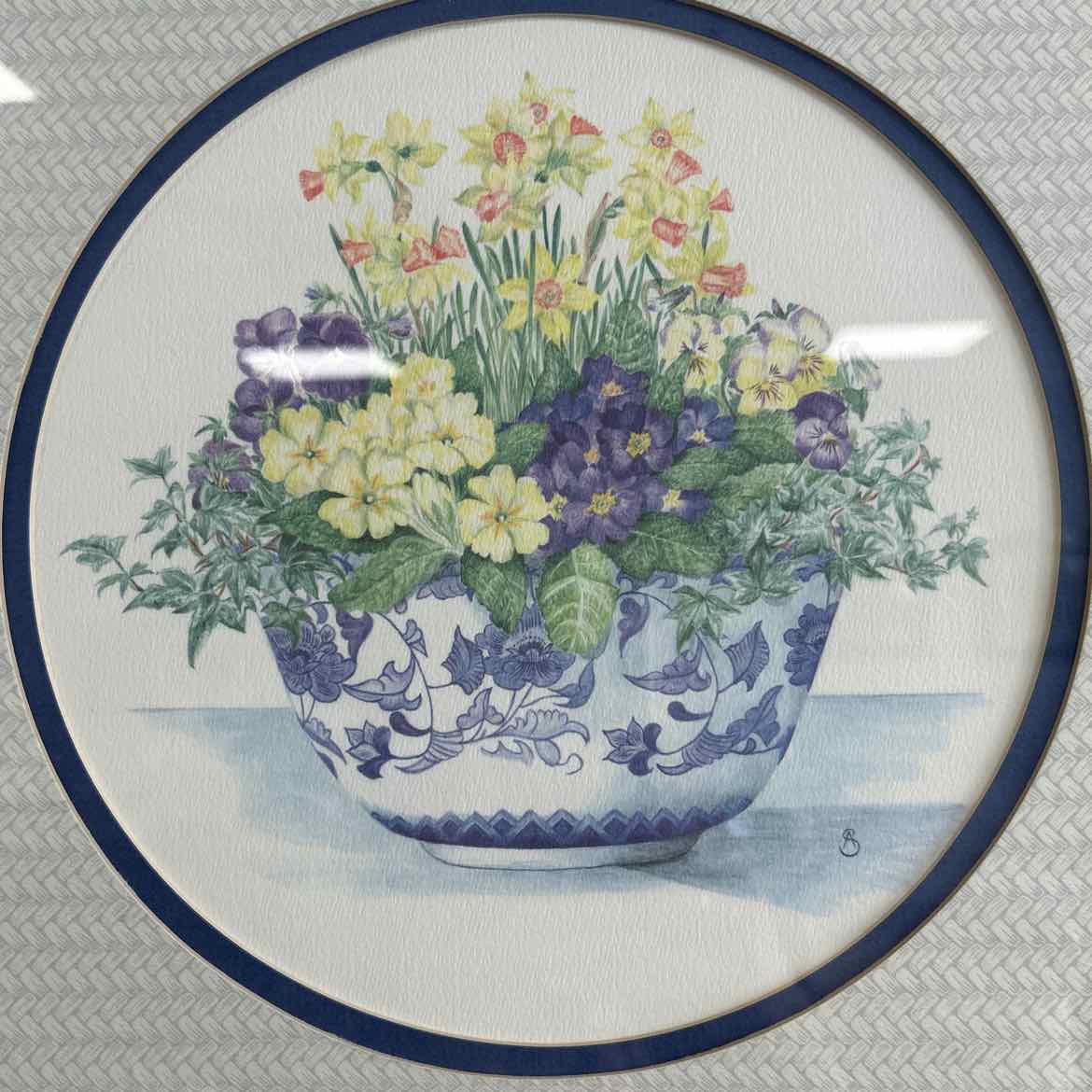 Picture of Spring Flowers in Bowl