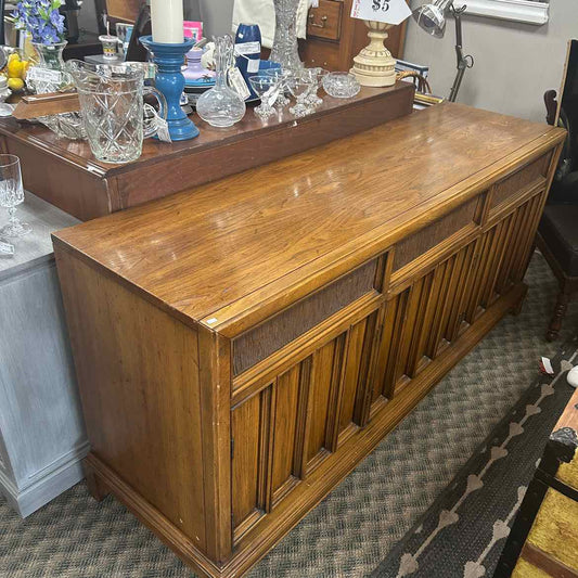 Paneled Wood Buffet w/3 Drawers