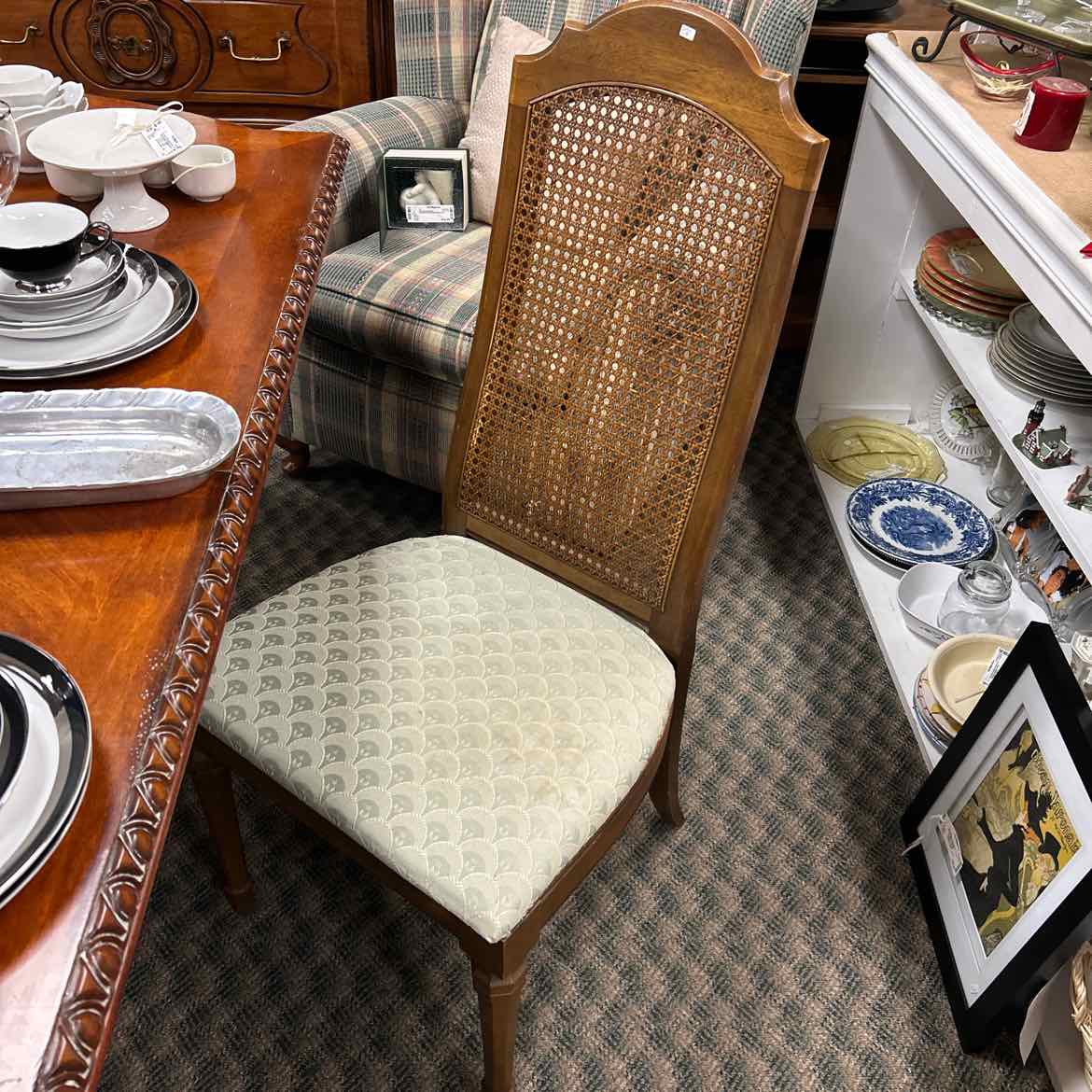 Set of 3 Dining Chairs -One Arm Chair & 2 Side Chairs