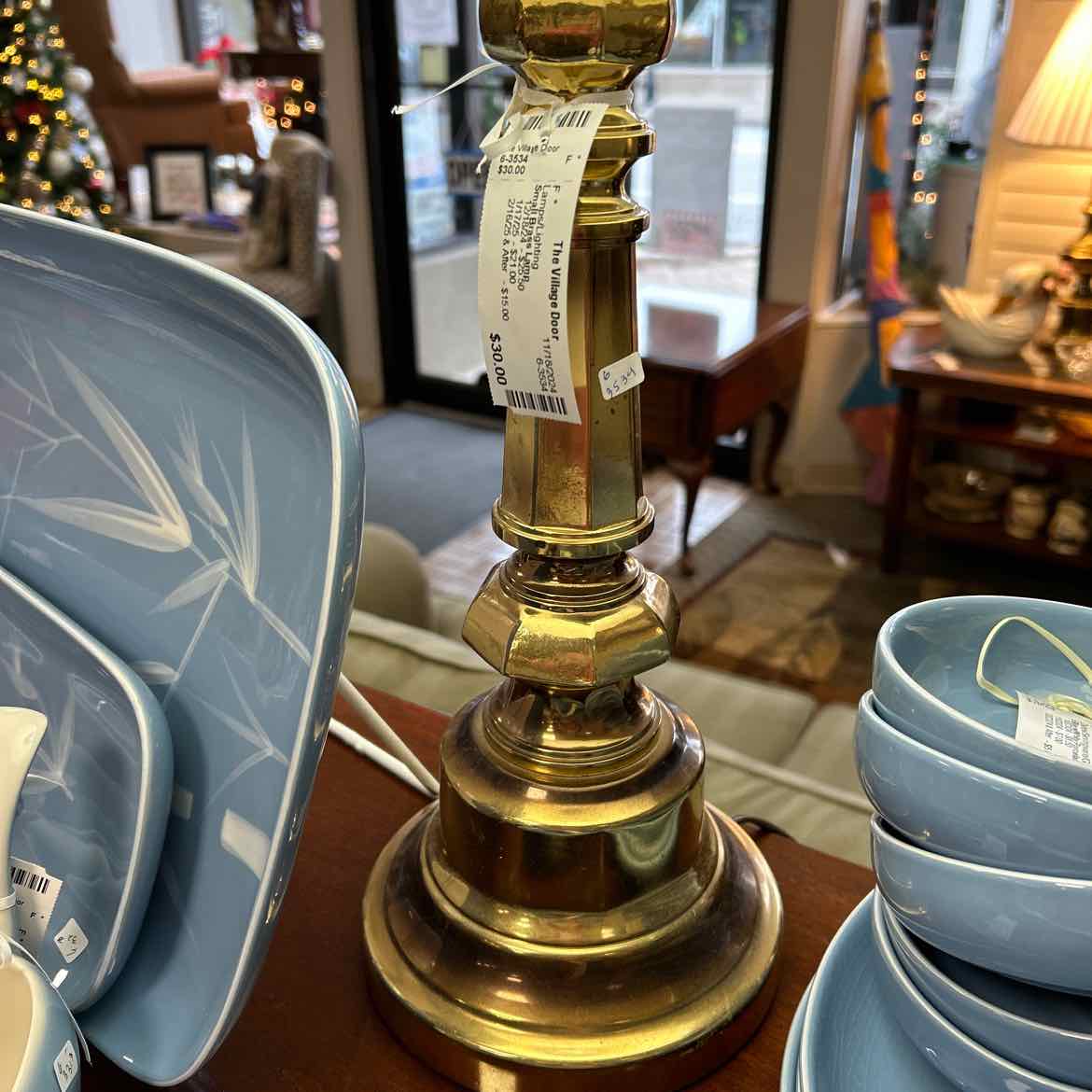 Small Brass Lamp