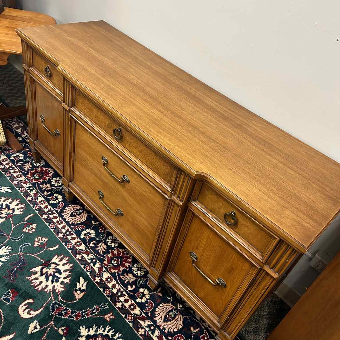 Wood Buffet w/Brass Hinges