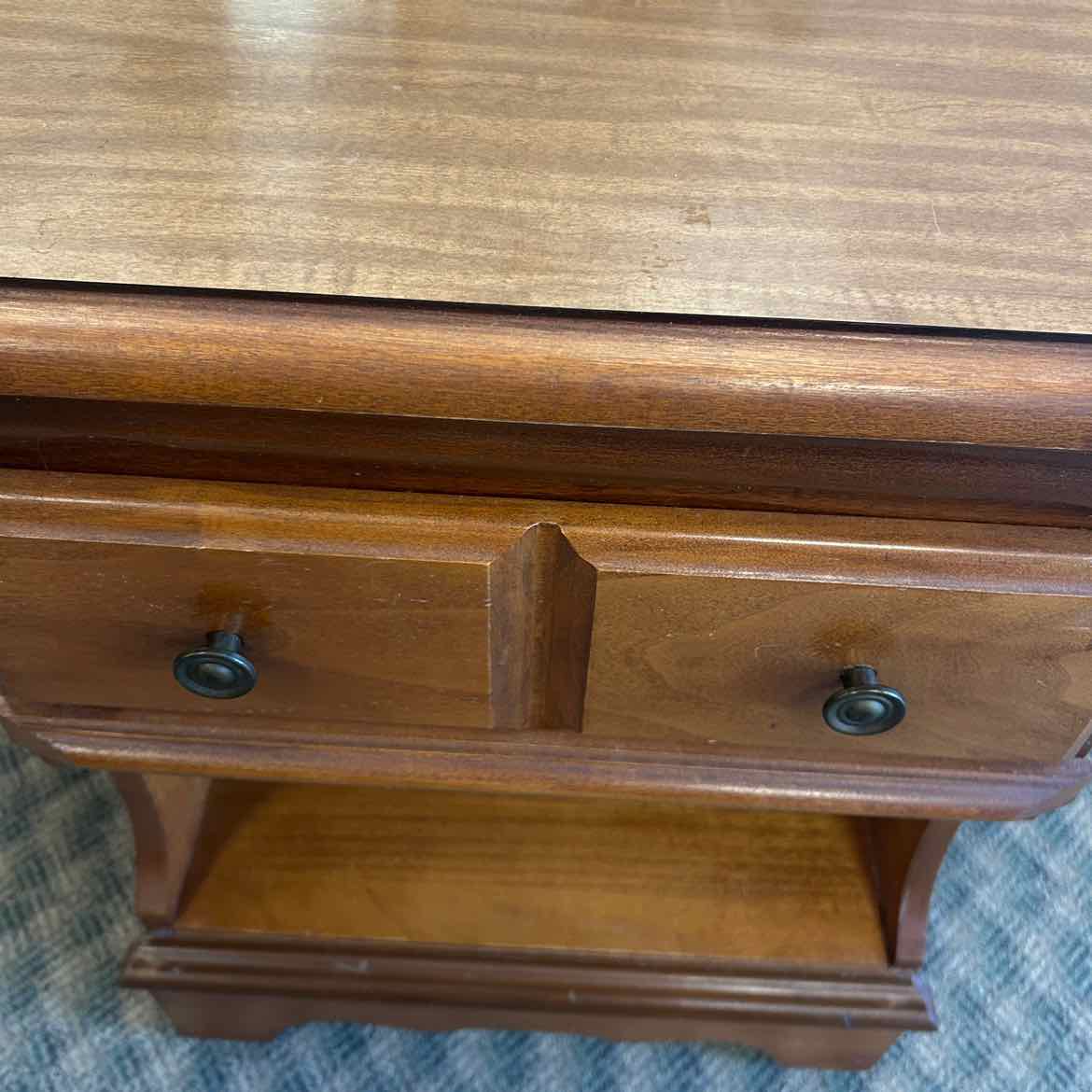 Wood Drawer w/Shelf Night Stand