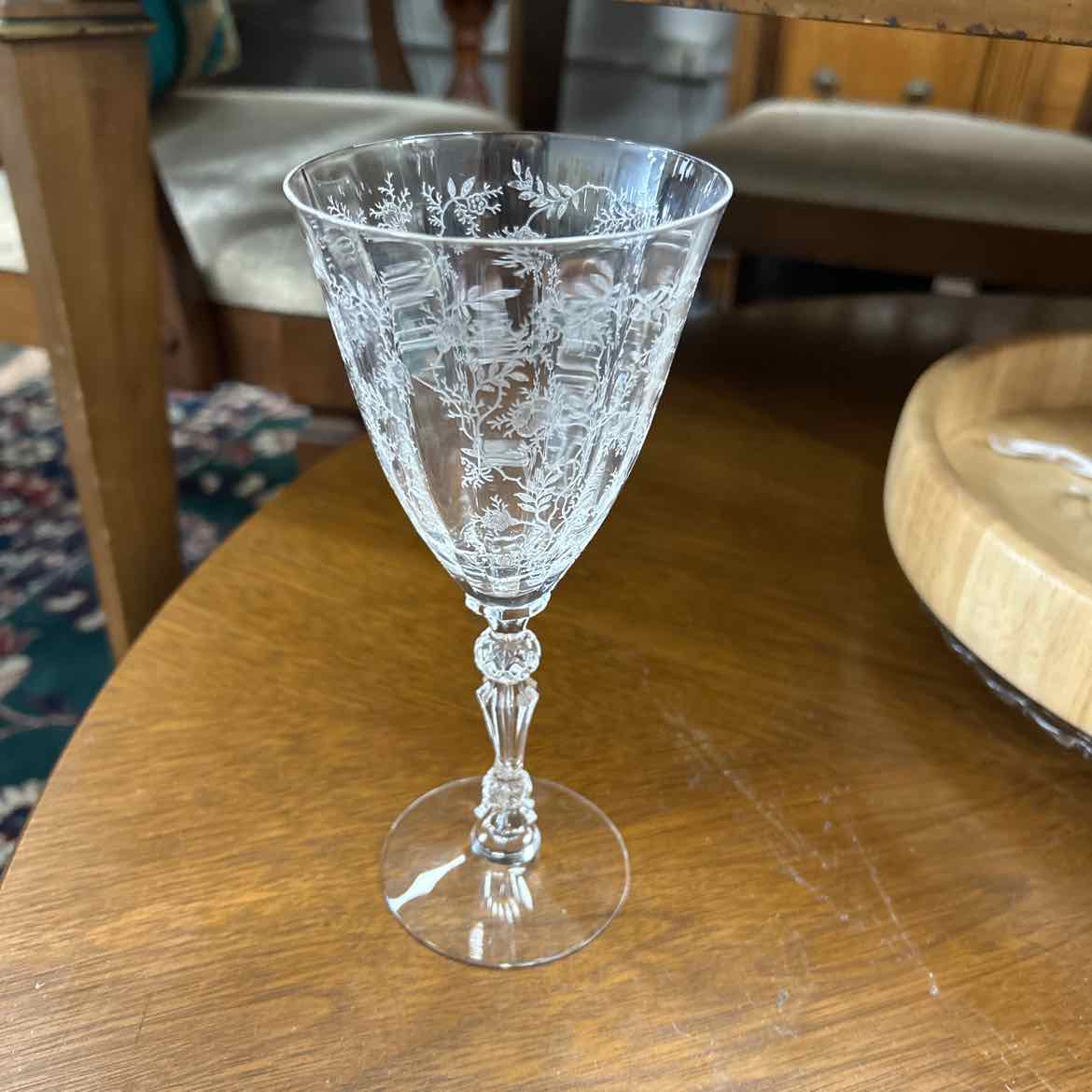 6 Fostoria Water Glasses