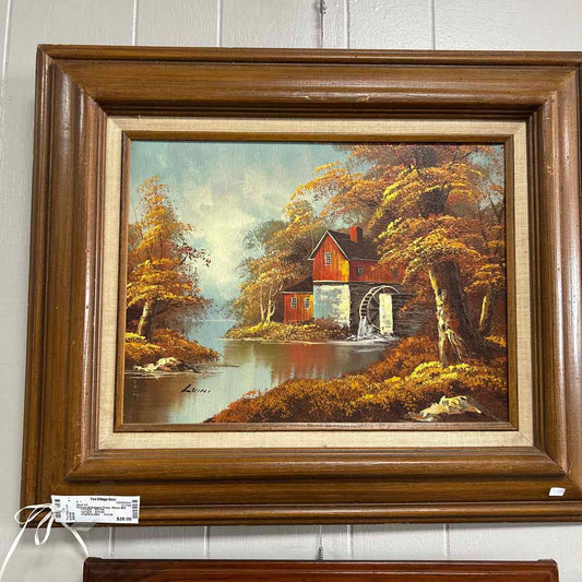 Picture of Autumn Trees -Water Mill