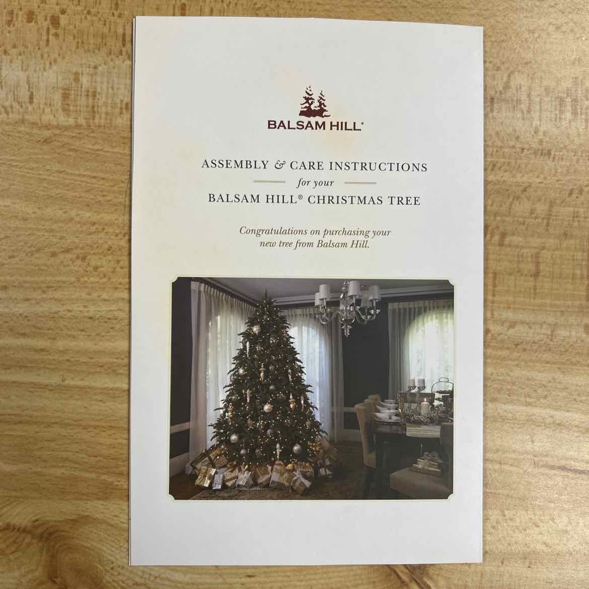 9 Ft Balsam Hill Christmas Tree w/Storage Bags