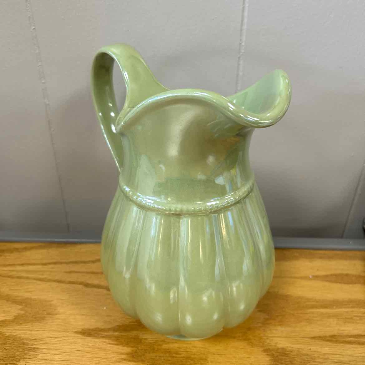 Green Luster Pitcher