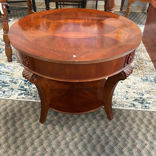 Vintage Oval Side Table