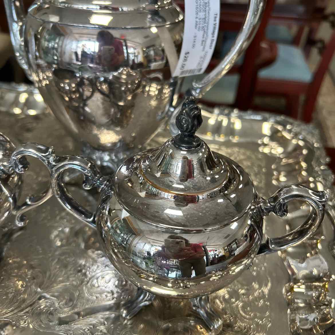 3 pc Silverplate Coffee Set