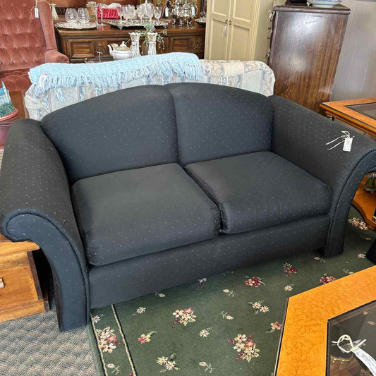 Black w/Little Squares Loveseat