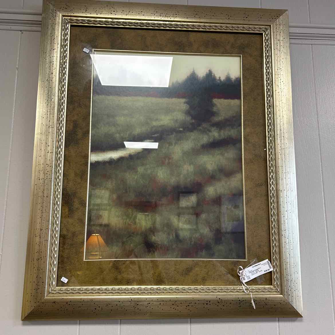 Gold Framed "Lazy River"