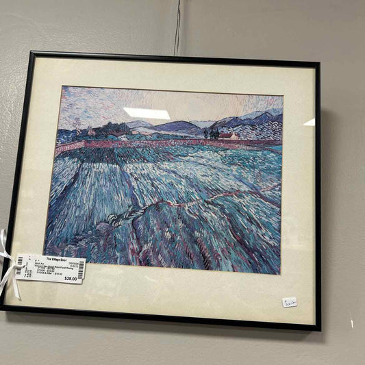 Vincent Van Gogh Print Field Rising Sun
