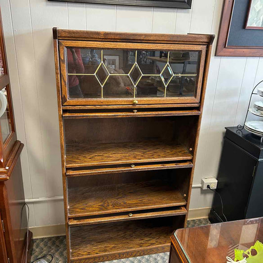 Wood & Glass Lawyer Bookcase