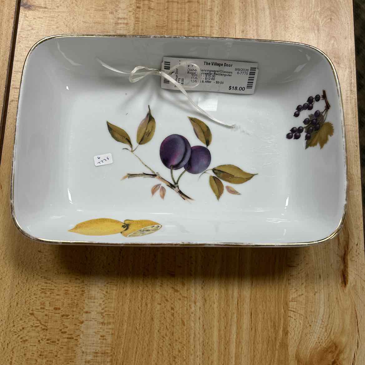 Royal Worcester Rectangular Casserole