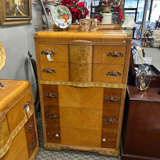 Vintage Art Deco Chest w/5 Drawers AS IS