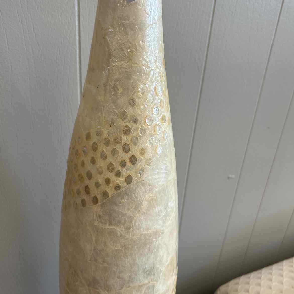 Ivory Shell Vase Capiz