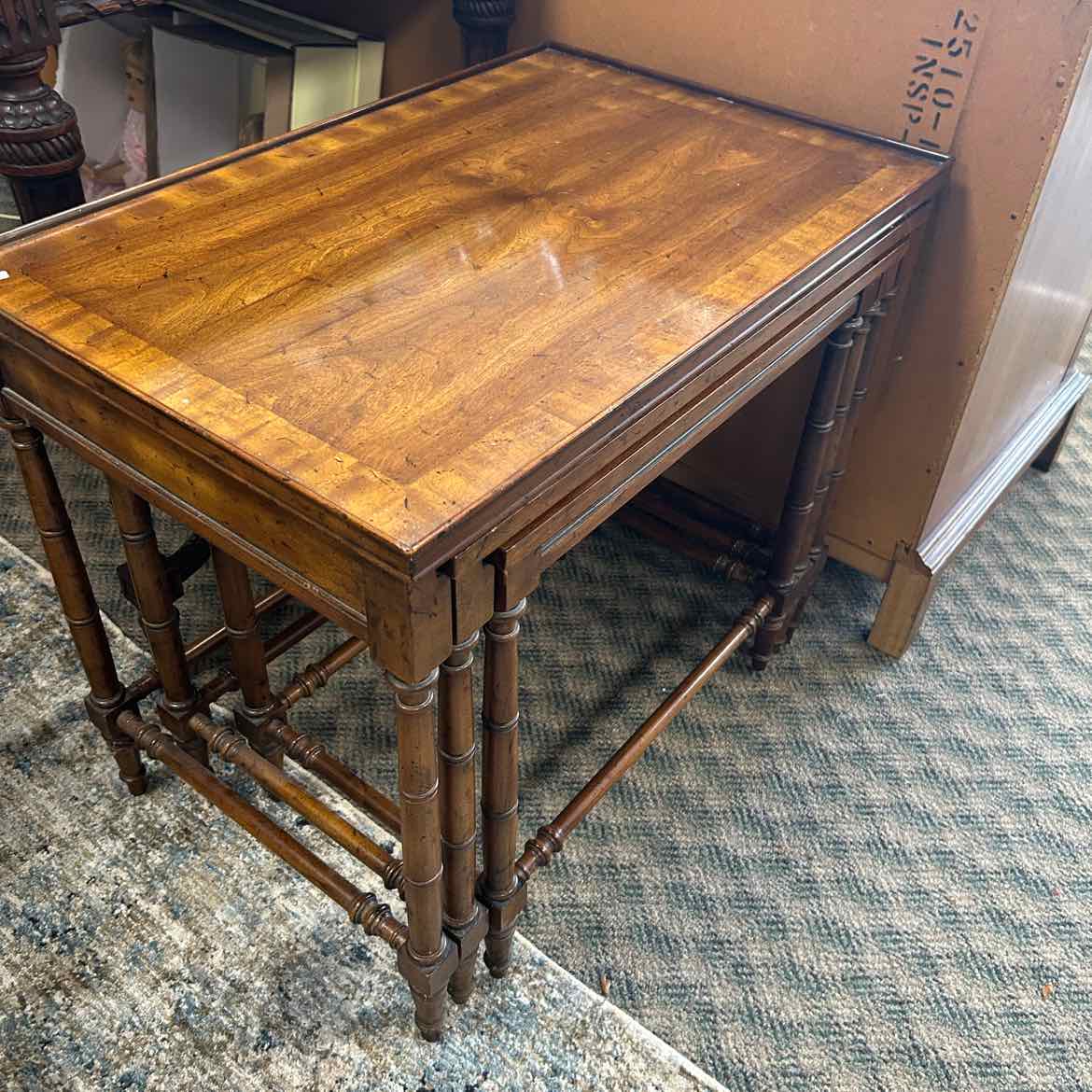 3 Wood Nesting Tables