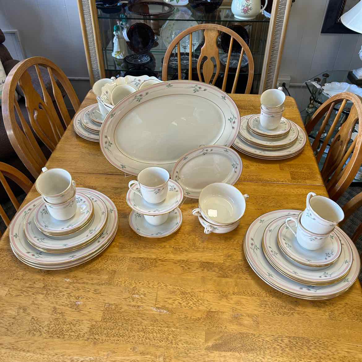 58 pc Lenox Rose Manor China