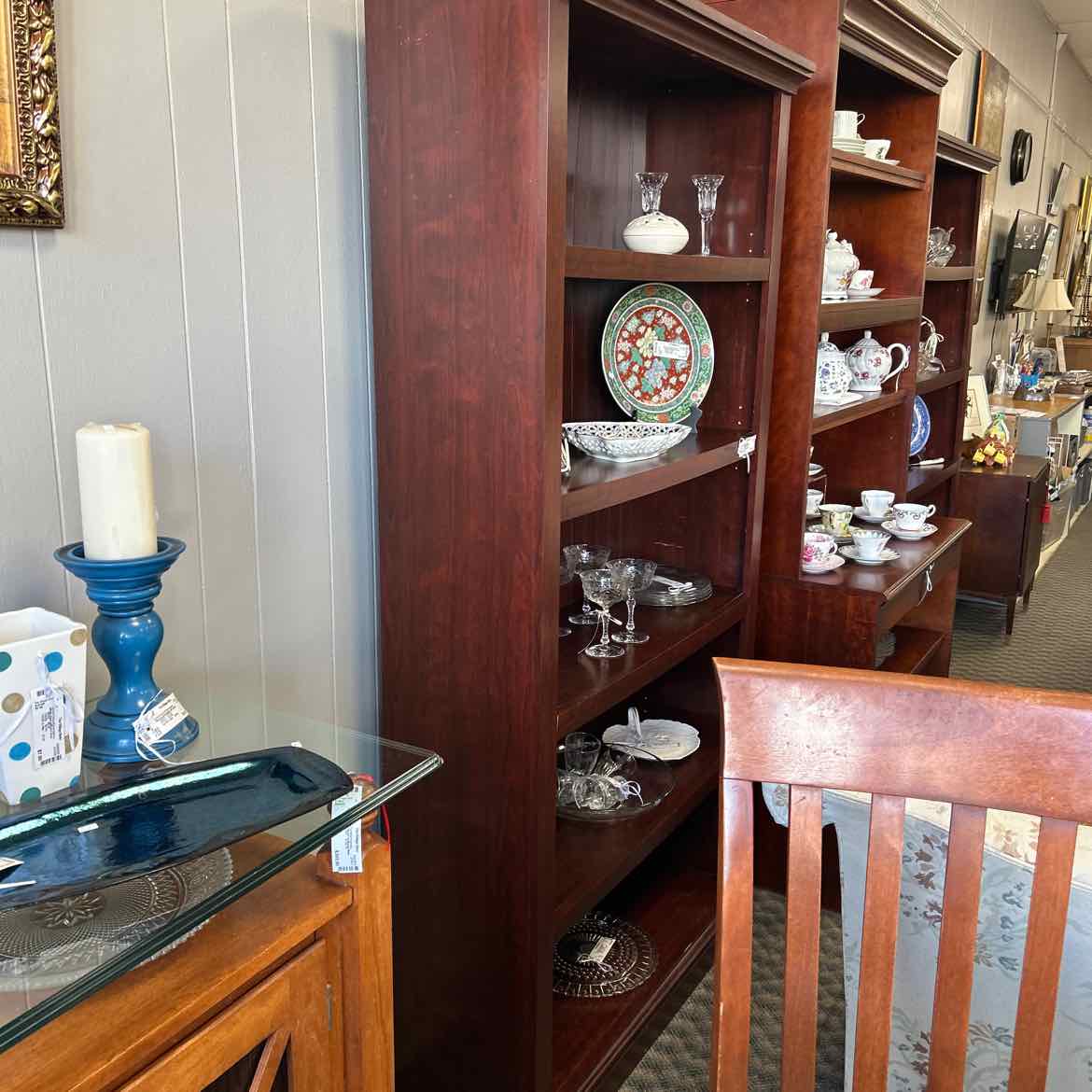 5 Shelf Wood Bookcase