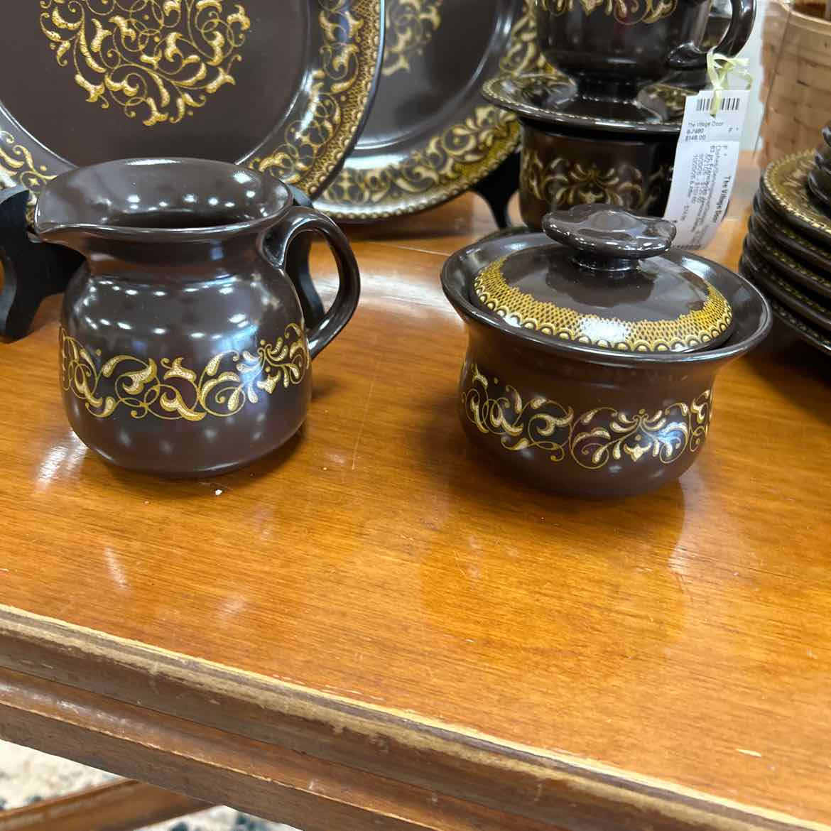 63 pc Franciscan Jamoca Dishes