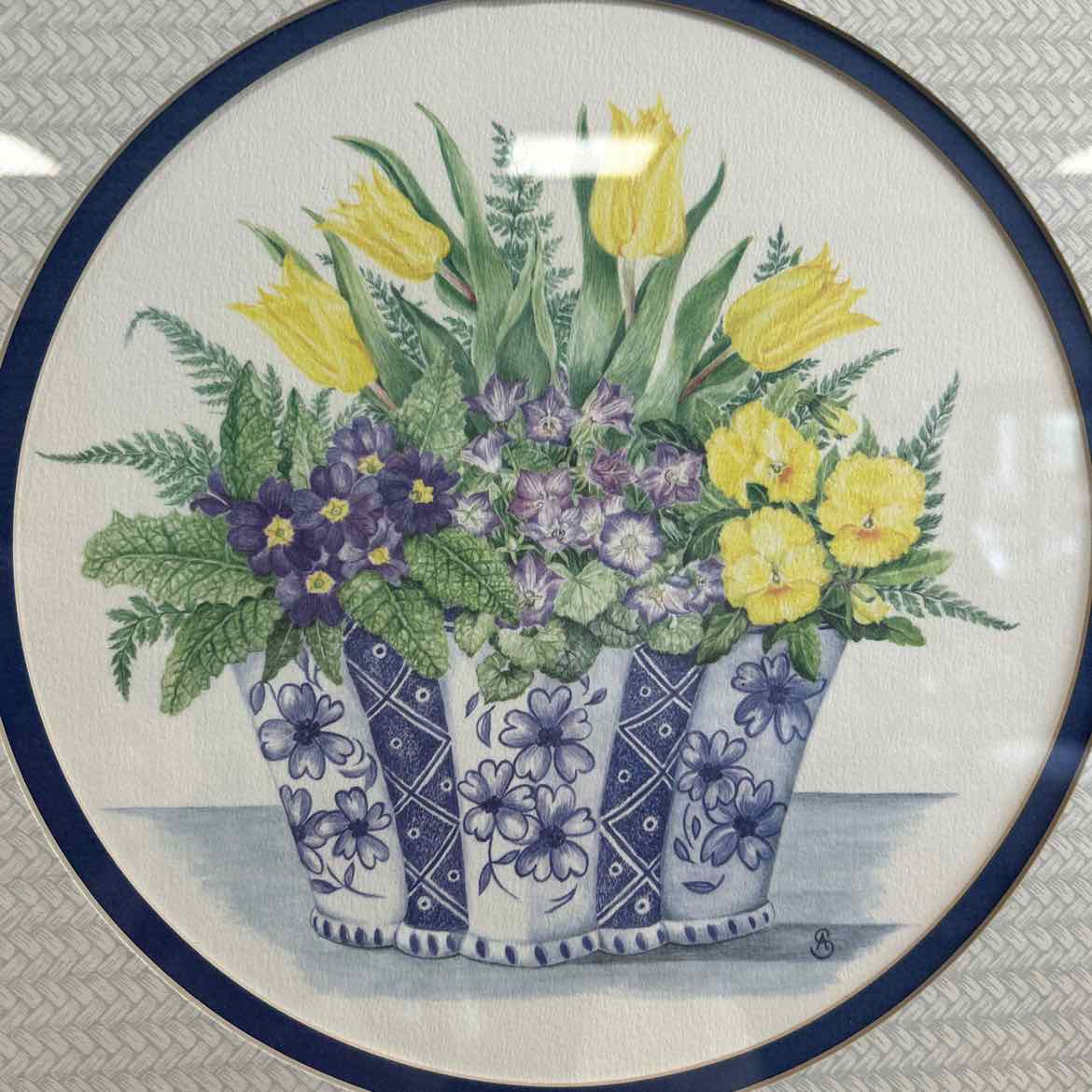Picture of Yellow & Purple Flowers