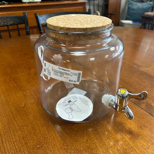 Beverage Dispenser w/Cork Top