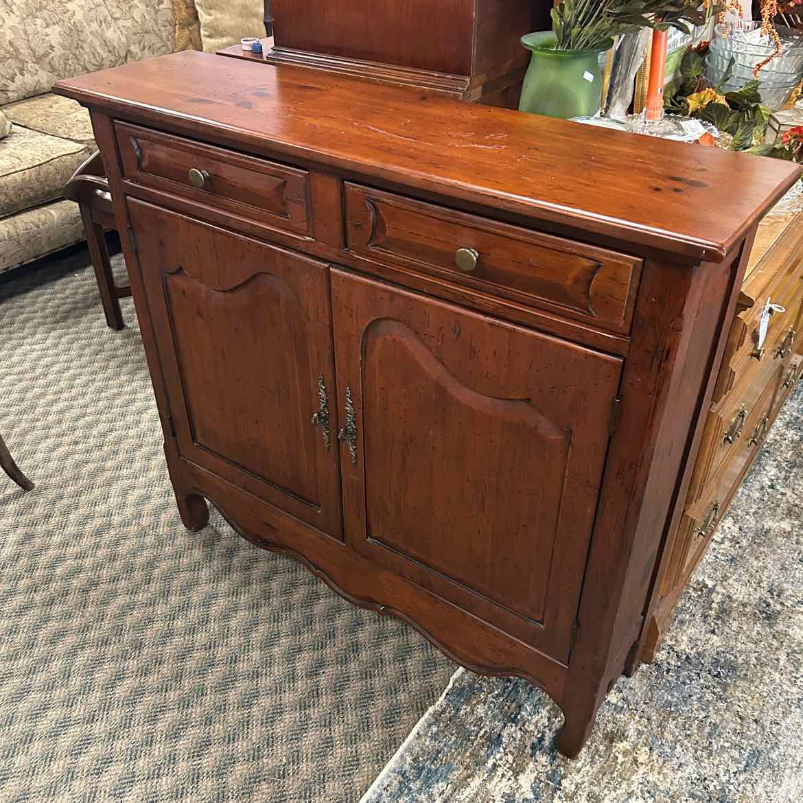 Narrow Wood Habersham Plantation Cabinet