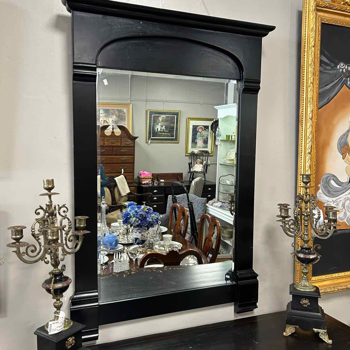 Black Framed Wall Mirror