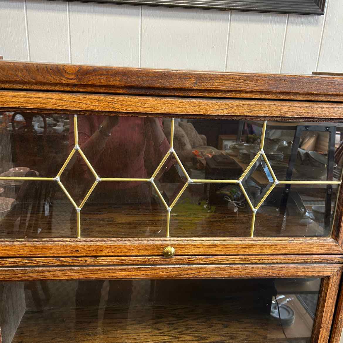 Wood & Glass Lawyer Bookcase