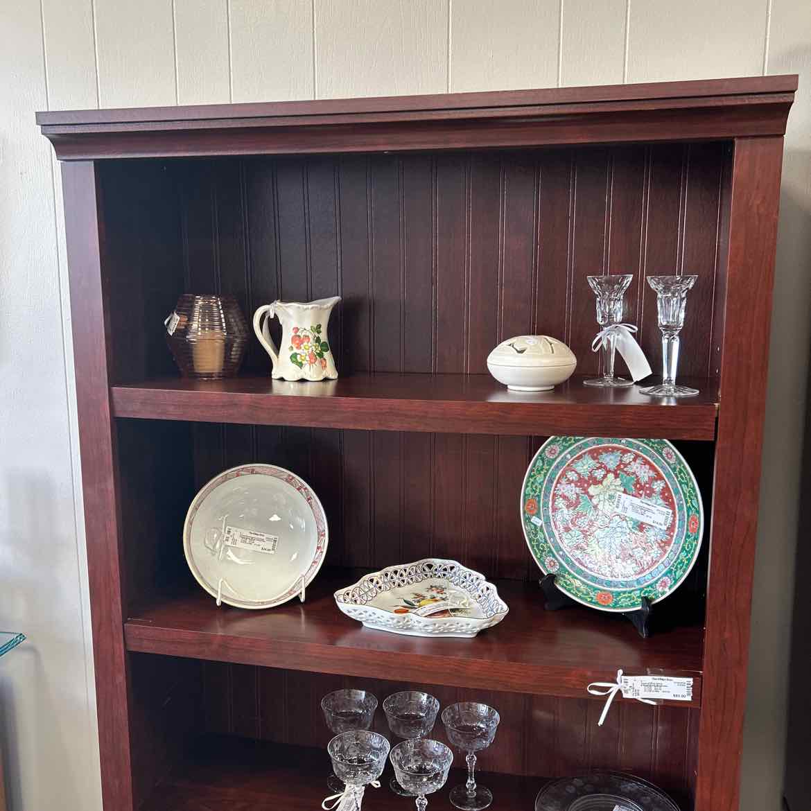 5 Shelf Wood Bookcase