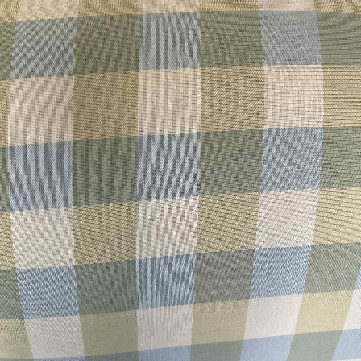 Blue & Yellow Plaid Sofa