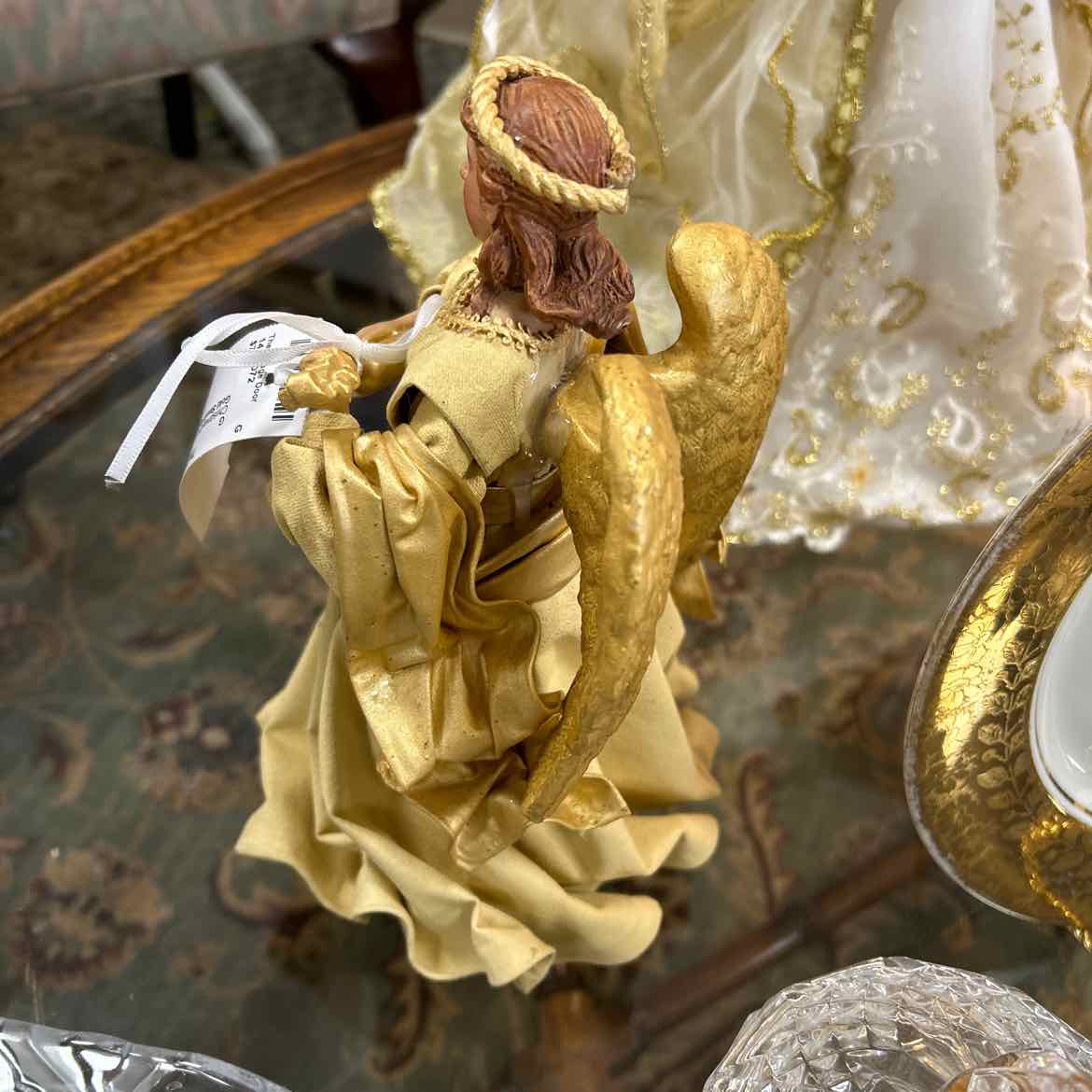 Gold Small Angel Topper