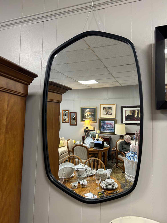 Wall Mirror w/Black Frame