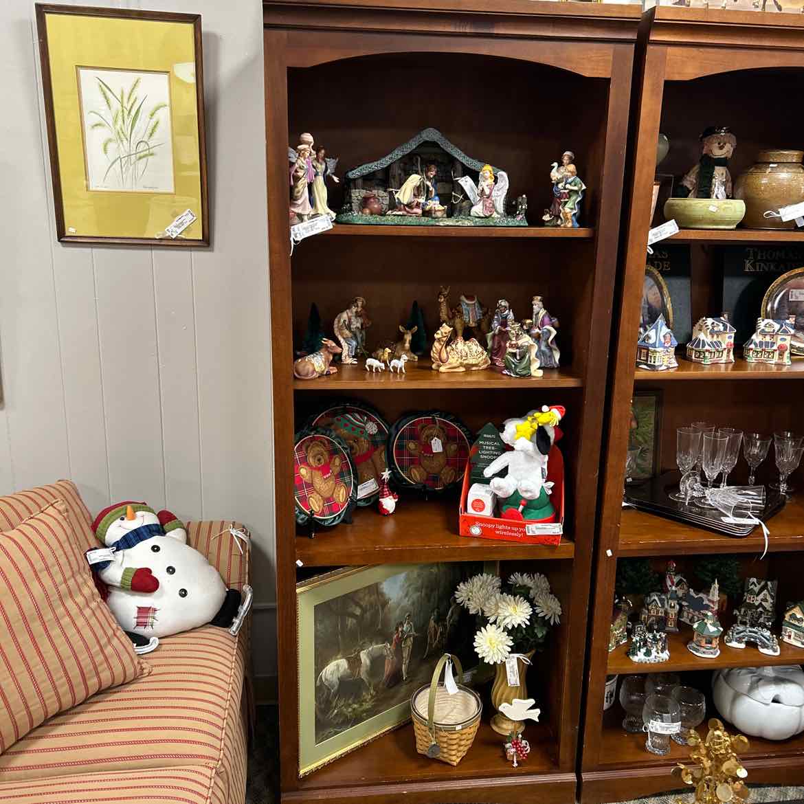 4 Shelf Wood Bookcase