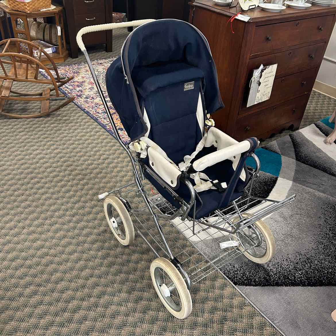 Vintage Swedish Stroller Emmalijunga