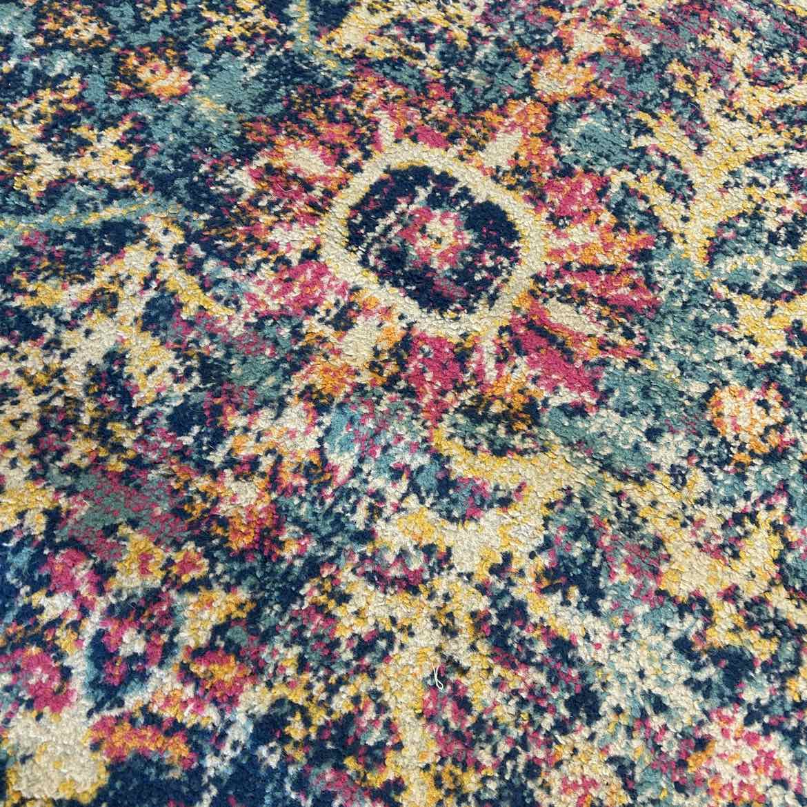 63" x 85" Multicolor Turkish Rug