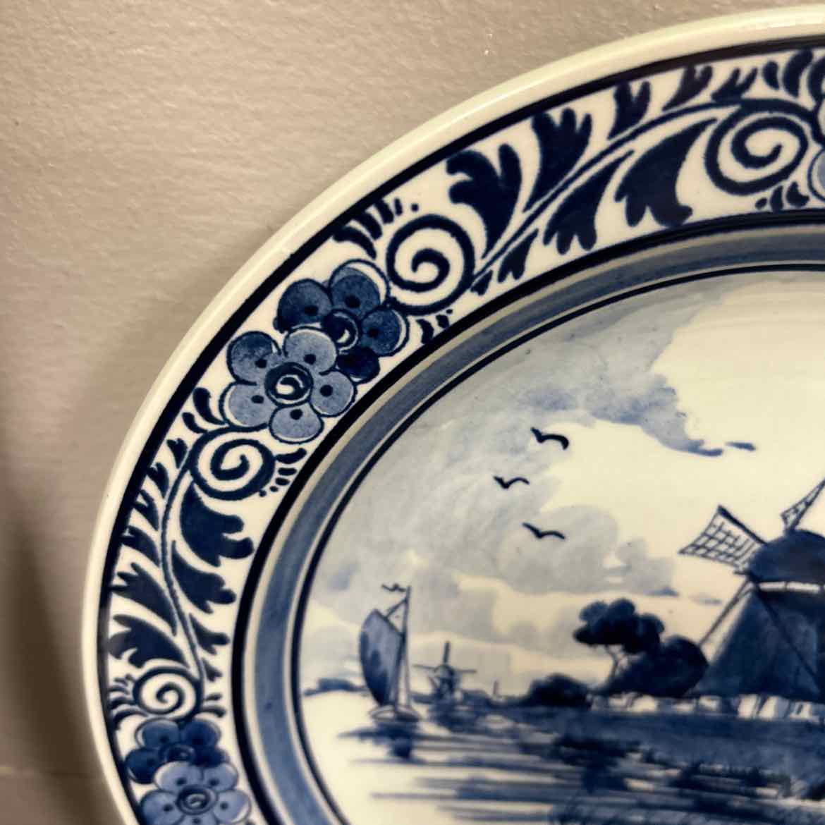 Delft Blue & White Plate