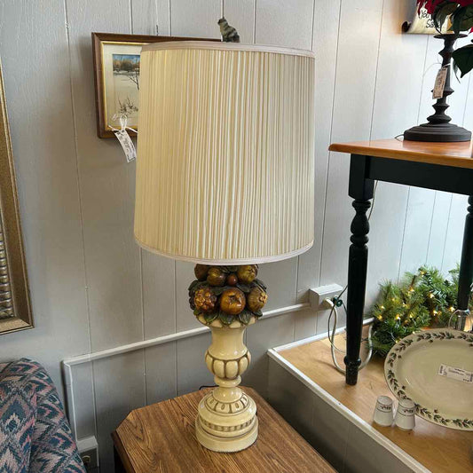 Tall Lamp w/Fruit Base