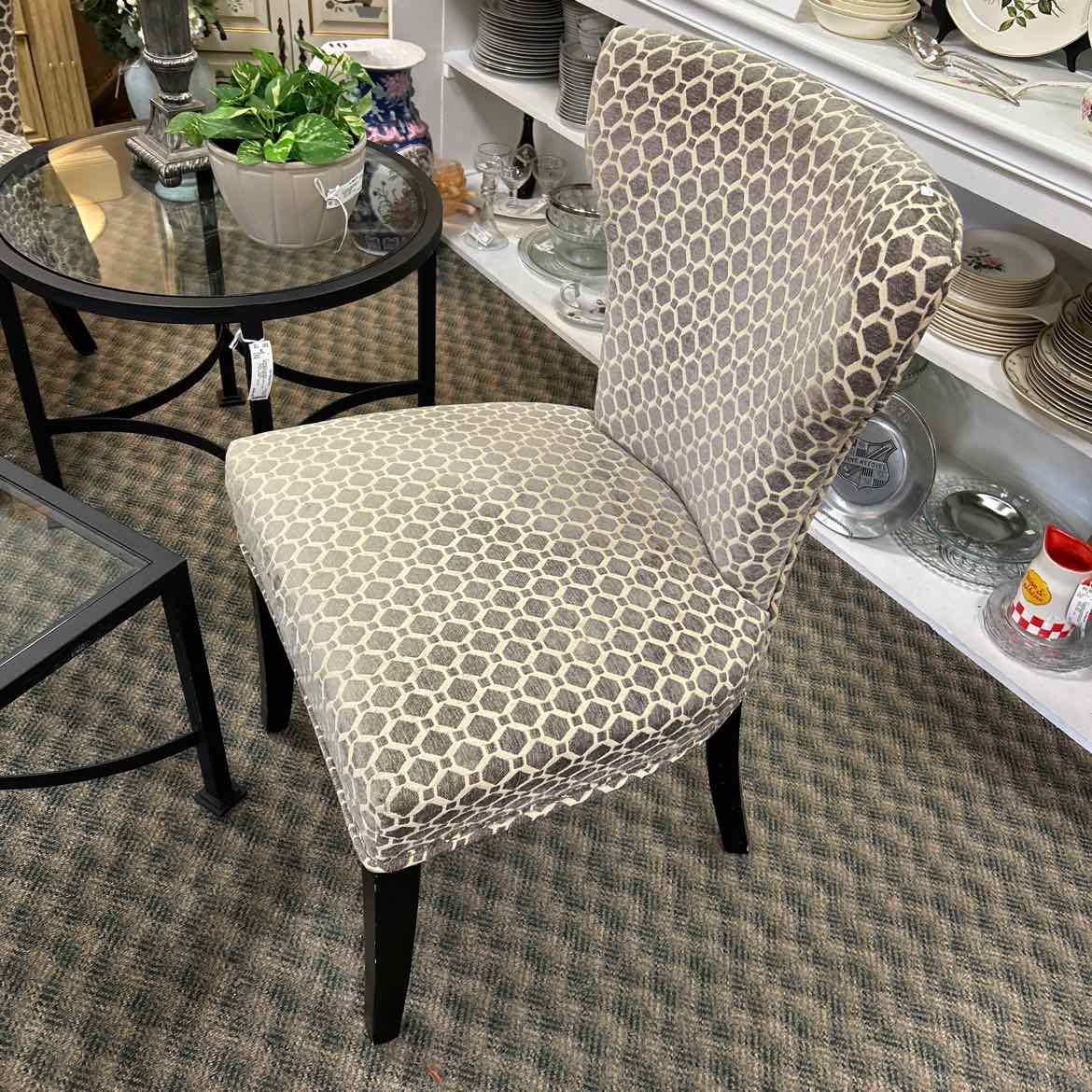 Side Chair w/Gray Dots