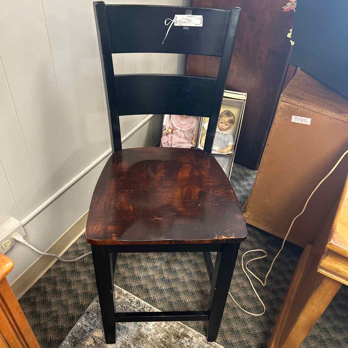 Wooden Counter Stool