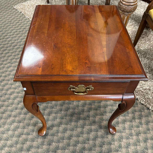 Wood Side Table w/Drawer - Gordon